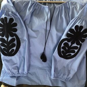 J Crew Peasant Blouse